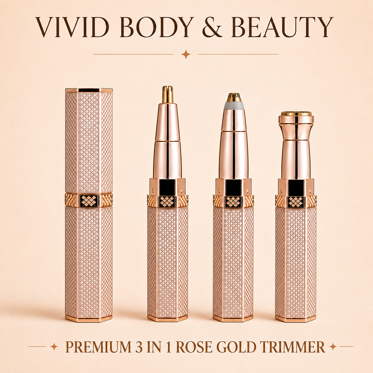 3-in-1 Eyebrow & Facial Hair Trimmer