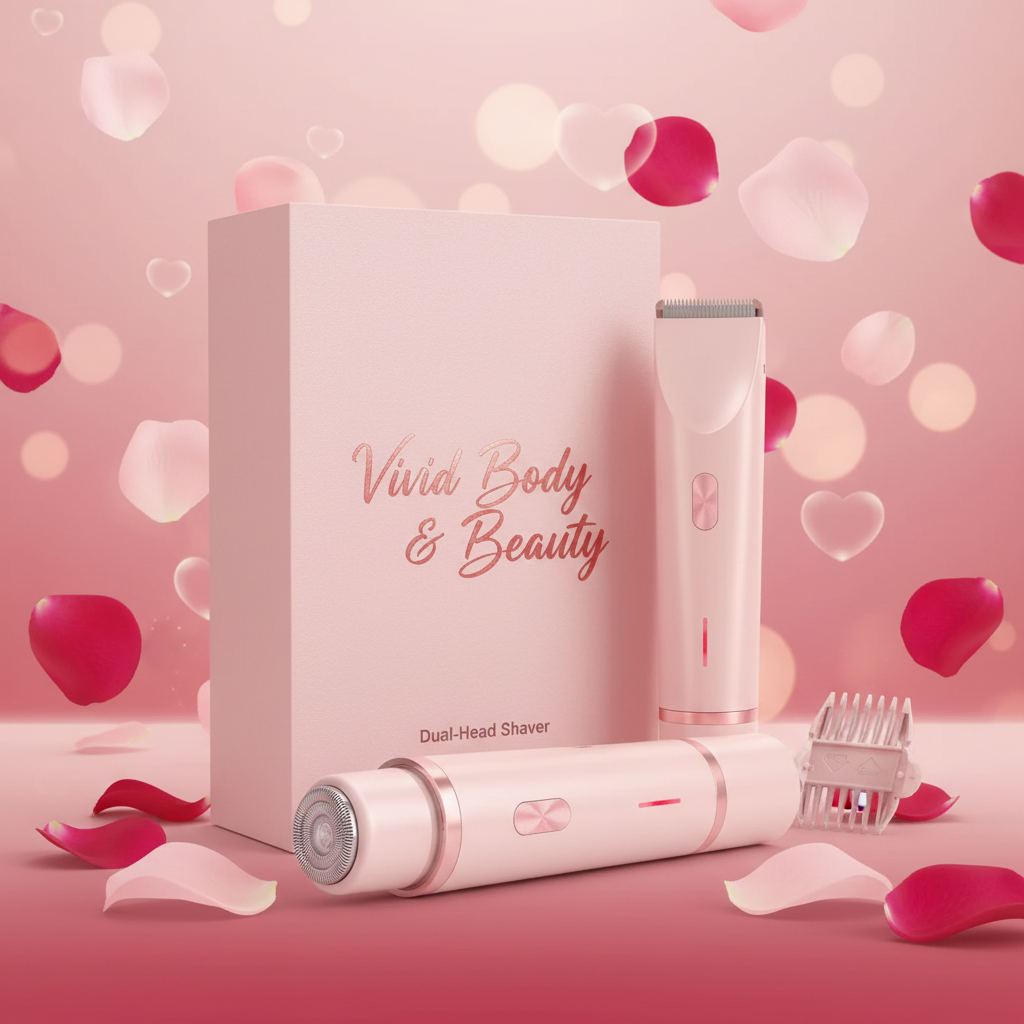 Custom Branded Valentine's Dual-Head Shaver